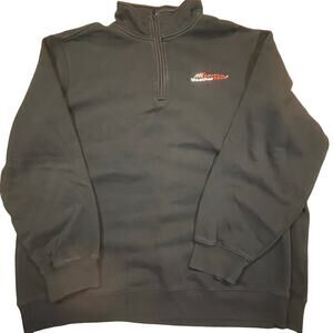 2XL WeatherTech Employee Pullover Sweatshirt Black 1/4 Zip Sweatshirt
